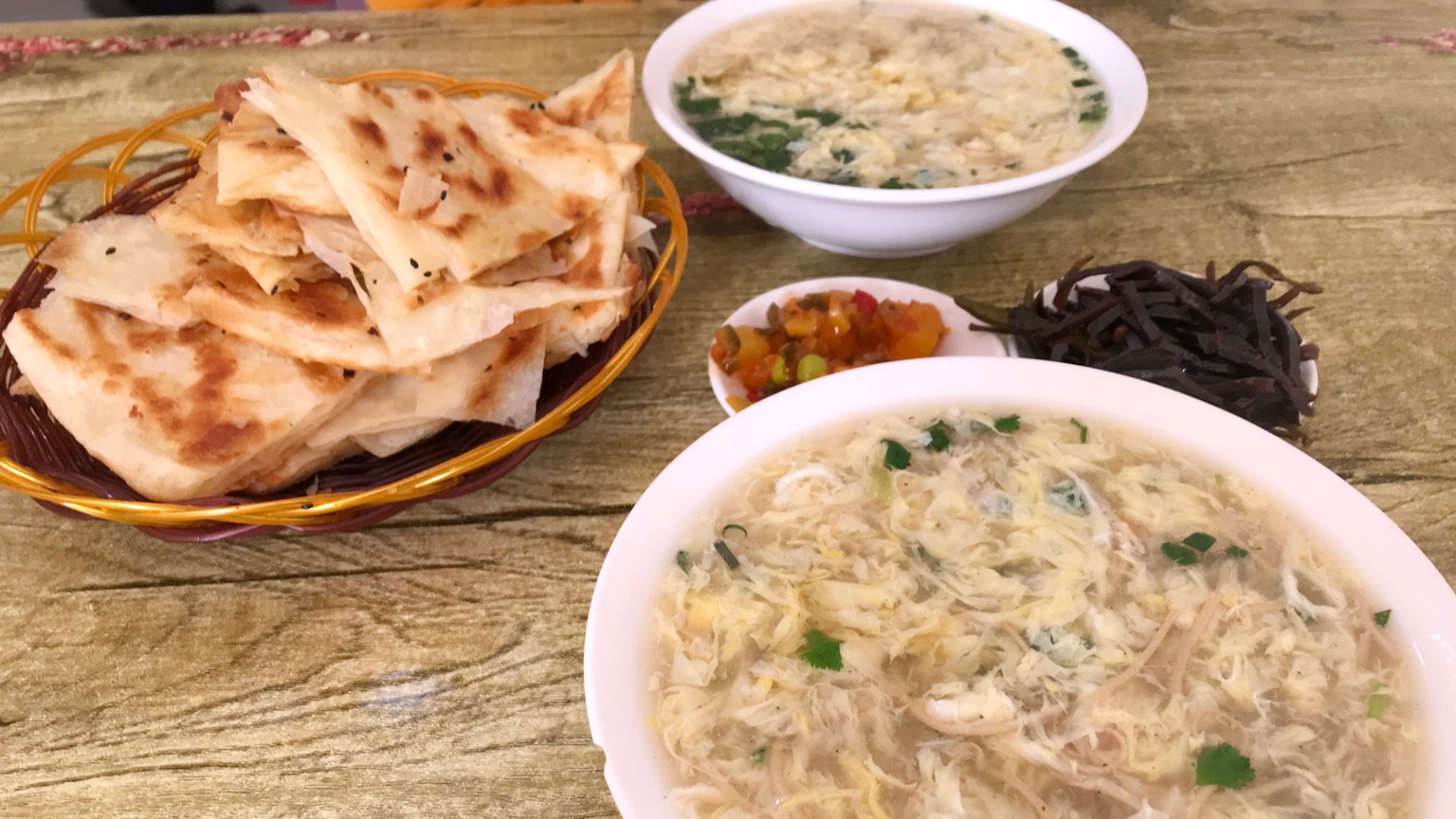 儒士油饼鸡汤